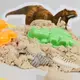 Кинетический песок для детей,набор "Dino Discovery",масса для лепки, для детского творчества с формочками