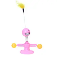 Іграшка для котів Hoopet 05406 Funny Man Pink для рухливих ігор з домашніми тваринами