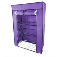 Стелаж тканинний для зберігання взуття Combination Shoe Frame 60X30X90 Фіолетовий