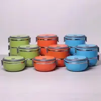 Термо ланч бокс Lunchbox Four Layers бокс з нержавіючої сталі 4 яруса