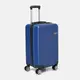Чемодан маленький 4 колеса Ricco Grande T1ABS600blue-M