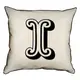Подушка с мешковины Letter I 45x45 см (45PHB_ABC017_WH)