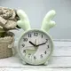 Детские настольные часы-будильник Олененок. Светло-зеленый