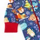 Человек на молнии с новогодней тематикой Christmas Fox