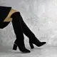 Ботфорты женские Fashion Frances 2358 39 размер 25 см Черный