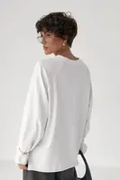 Однотонний вільний лонг - молочний колір, ONE SIZE
