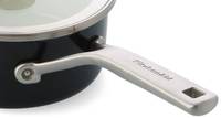 Ківш із кришкою KitchenAid Steel Core CC005998-001 18 см 2 л чорний матовий