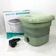 Складная стиральная машина MAXTOP silicon washing machine, Портативная стиральная машина ведро. Цвет: зеленый