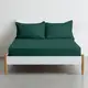 Простыня на резинке для коляски и люльки 40x80 DARK GREEN