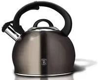 Чайник із свистком Berlinger Haus MetalliС Line Сarbon Edition BH-1789 3 л темно-сірий