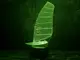 Сменная пластина для 3D светильников «Парусник» 3DTOYSLAMP