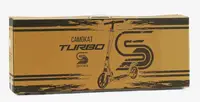 Самокат двоколісний Skyper Turbo, колеса PU 200 мм сталева рама, ручне дискове гальмо, 2 амортизатори. Black and Violet (146089)