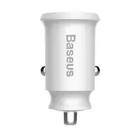 АЗУ Baseus Grain Car Charger 3.1А 2USB, White (CCALL-ML02)