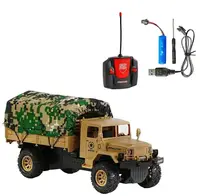 Радиоуправляемая машинка, аккумулятор 3.7 V, свет, задний привод. Camouflage (126006)