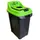 Бак для сортировки мусора Planet Re-Cycler 50 л черный - зеленый (стекло)