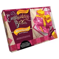 Комплект для создания шкатулки "Шкатулка Embroidery Box" EMB-01 Розовый Квадрат