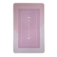 Килимок суперпоглинаючий у ванну 40*60см прямокут. R30937 (рожевий)