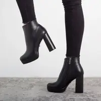 Ботильйони жіночі Fashion Babalou 2579 37 розмір 24 см Чорний