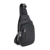 Мужской кожаный рюкак Ricco Grande K16183bl-black