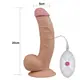 Реалистичный вибратор с  пультом управления 7.5" The Ultra Soft Dude, Flesh Vibrating