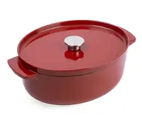 Гусятница с крышкой KitchenAid СС006063-001 30 см 5.6 л красная