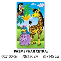 Клеюча плівка на скло, дитячі 85 х 145 см самоклейка