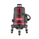 Уровень лазерный 5 лазерных головок, красный лазер INTERTOOL MT-3004