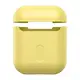 Чехол Baseus для AirPods 2/1 series - Super Thin Silica Gel, Yellow (WIAPPOD-BZ0Y)
