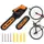 Крепление для велосипеда на стену BWM T43 Black/Orange