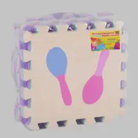 Игровой коврик-пазл массажный 25 деталей. (98640)
