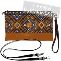 Клатч через плечо 25x15 см (KL_GL_15UKR037_BR)