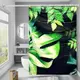 Шторка для ванны из полиэстера водонепроницаемая Bathlux 180x180 см с кольцами, занавеска для ванной комнаты