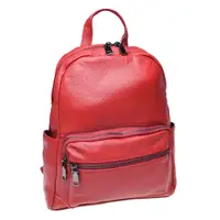 Шкіряний жіночий рюкзак Keizer K110086-red