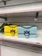 Темная пудра - каркасный стильный клатч с птицами на магнитах (0298)