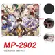 Коврик для мыши с персонажами Genshin Impact 20 х 24 см 3DTOYSLAMP