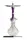 Кальян Hookah Premium К-28 на 1 персону фиолетовый
