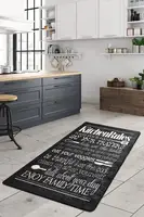 Kitchen siyah 140х190см. Коврики в детскую комнату. Турция.