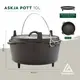 Казан с крышкой Groenberg Askja Pot 33 cm / 10 L Black (266018)