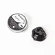 Пластилин магнитный Magnetic Putty в металлическом боксе + 4 глаза Черный
