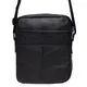 Мужская кожаная сумка Borsa Leather K18154-black