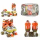 Раздвижные ролики квады 20-14 S Best Roller колеса PU светящиеся (размер 31-34). Multicolor (193619)