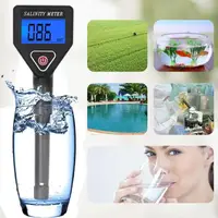 Солемір для води (tds метр) професійний KKMOON Salinity-98305, вимірювач солоності води
