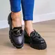 Туфли женские Fashion Vizier 3271 40 размер 25,5 см Черный