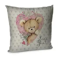 Подушка диванная с бархата Love you! 45x45 см (45BP_18L059)