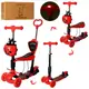 Самокат беговел I-Trike Maxi 5в1 JR3-026-L-R красный