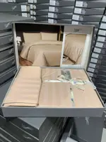 Постельное белье страйп сатин Турция Classic Stripe бежевый 200х220см
