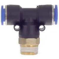 Штуцер цанговий (Т-подібний) Ø10мм МТ 3/8" SIGMA (7027421)