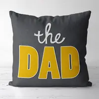 Подушка c принтом габардиновая The dad 50x50 (5P_FAM023)