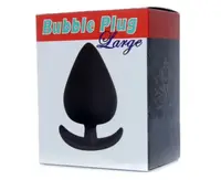 Анальный плаг Boss Series - Bubble Plug Large Black, BS6700059
