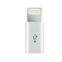 Адаптер к кабелю MicroUSB-Lightning XoKo XK-AC030-WH белый